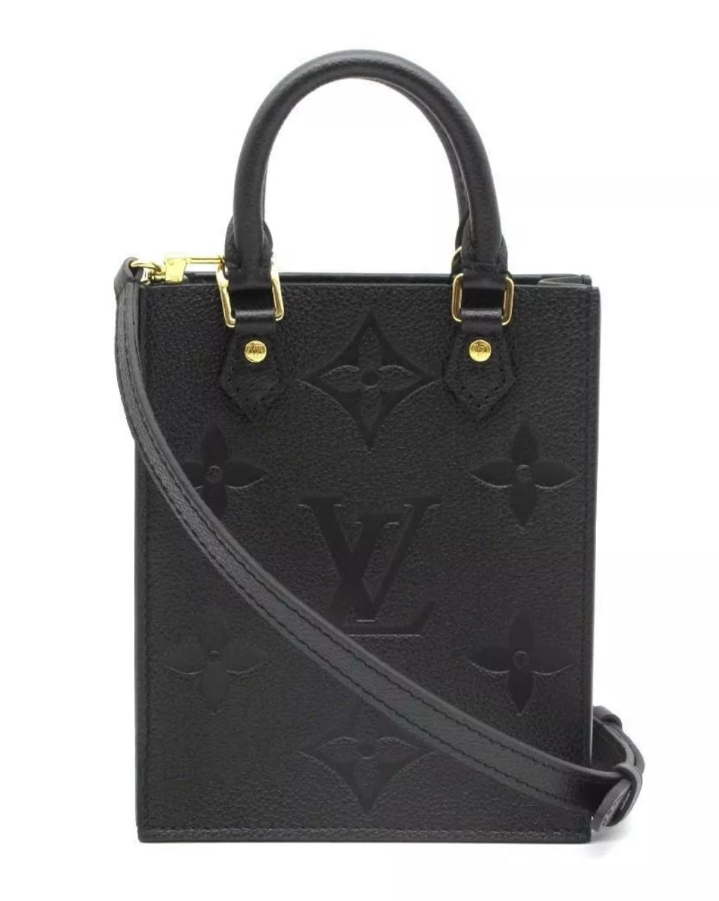 [Louis Vuitton] Bolso de hombro Petit Sac Plat / Noir